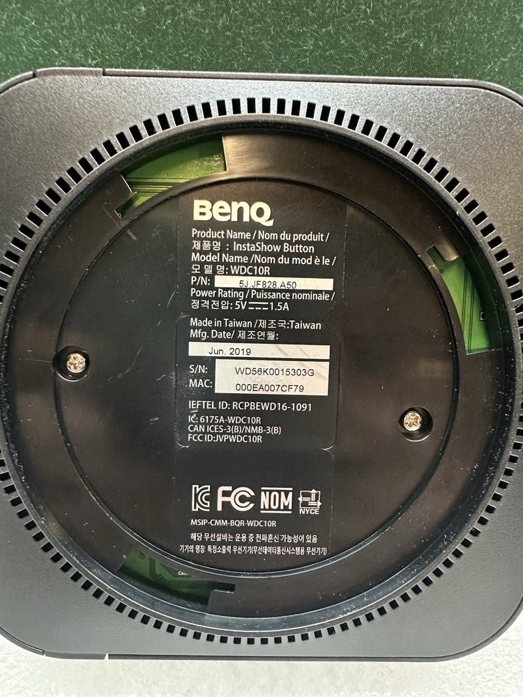 BenQ WDC10R InstaShow Wireless Screen Sharing Receiver Unit Only