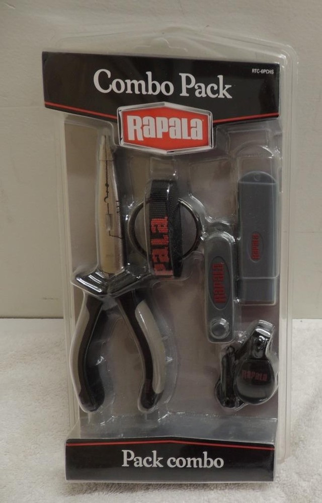 RAPALA Combo Pack RTC-6PCHS Fisherman's Pliers & Clipper Combo