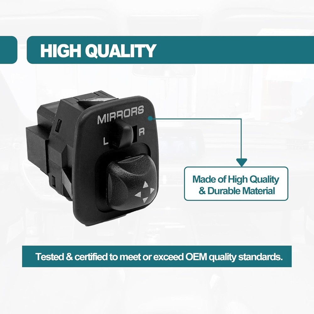 Front Driver Side Door Power Mirror Control Switch Compatible with Ford Excursio