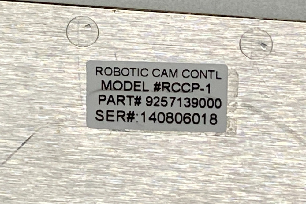 Telemetrics RCCP-1 Robotics Camera Control Panel 9257139000 (Unit Only)