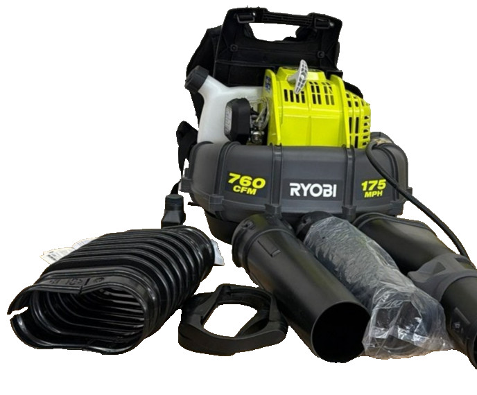 RYOBI 175 MPH 760 CFM 38cc Gas Backpack Leaf Blower