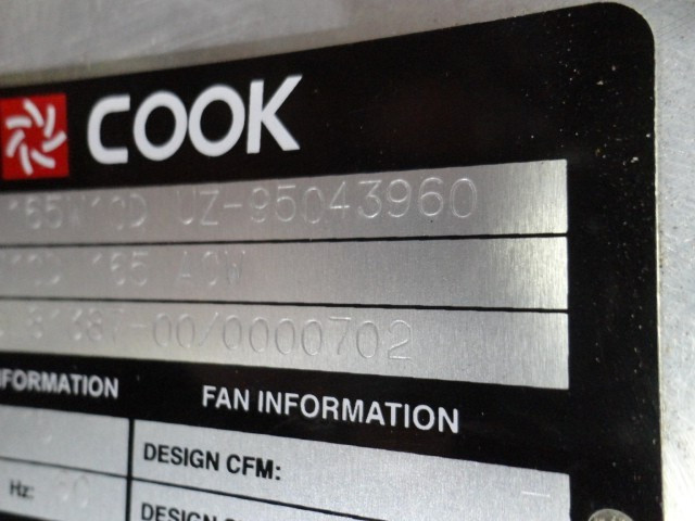 Direct Drive Upblast Exhaust Fan Loren Cook 165W10D