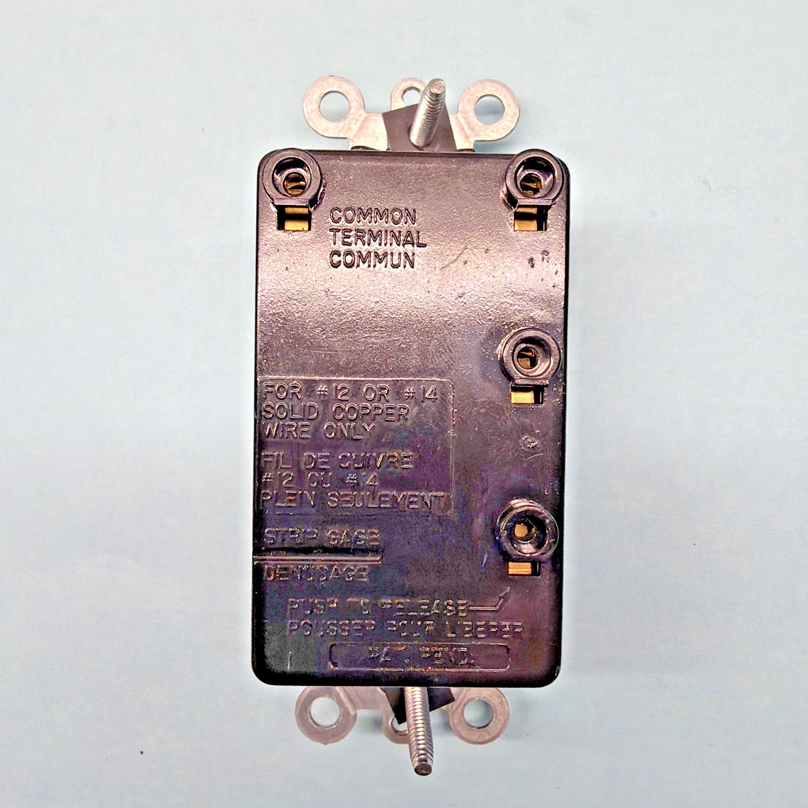 NEW Leviton Decora 15 Amp 3-Rocker Combination Switch, White 1755-WS NOS