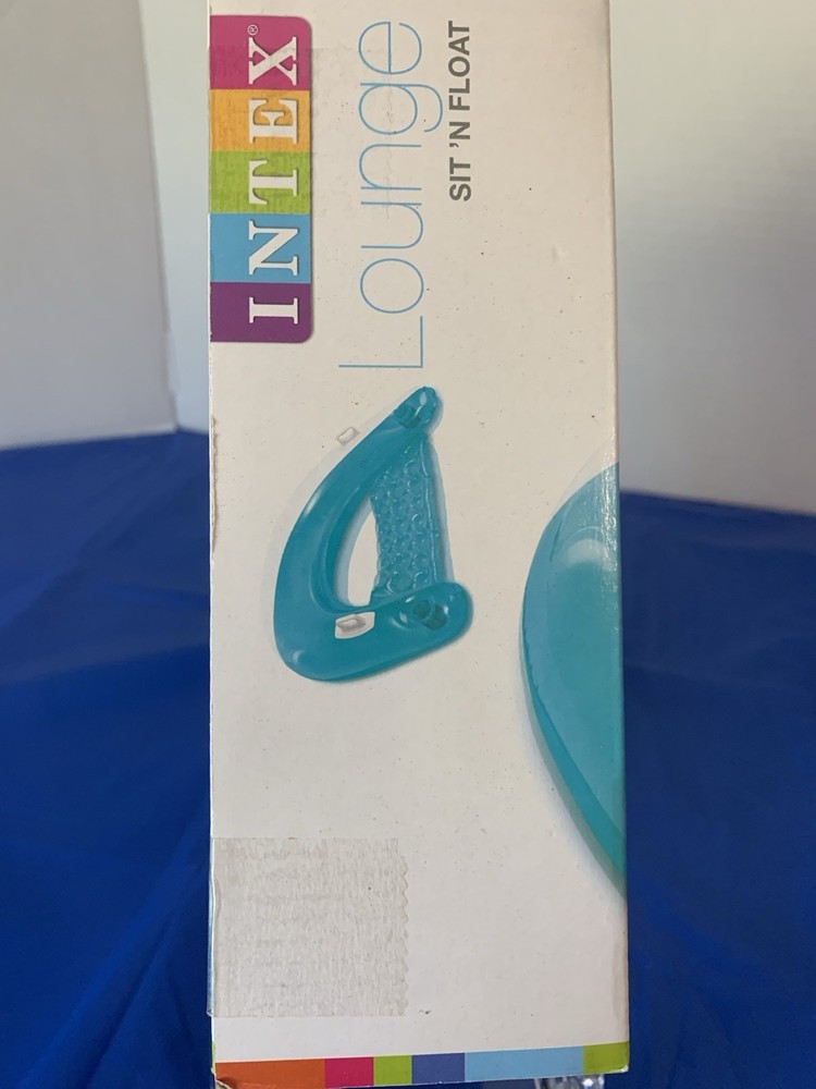 Intex Inflatable Pool Lounge With 2 Built-in Cup Holders Sit-n-Float