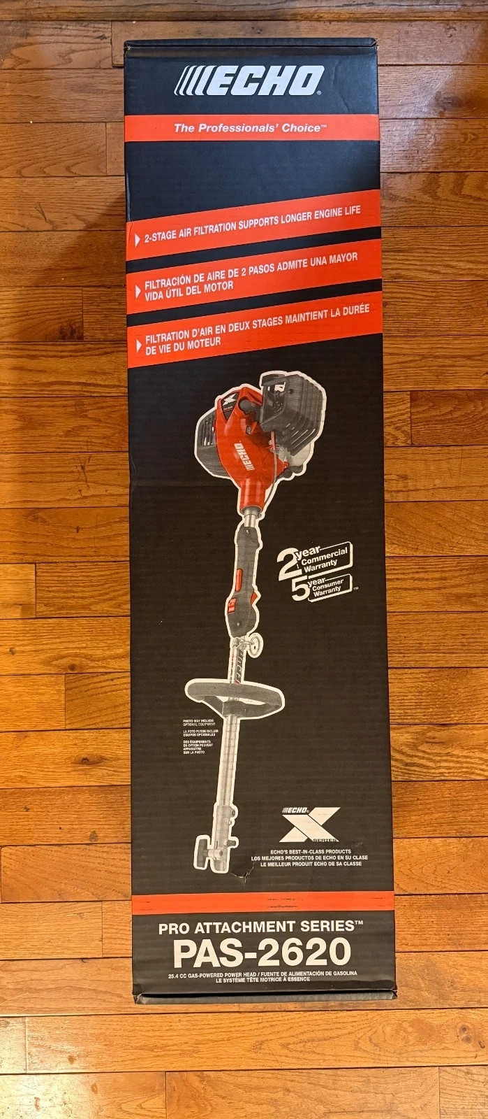 ECHO PAS-2620 25.4cc Gas Attachment Engine