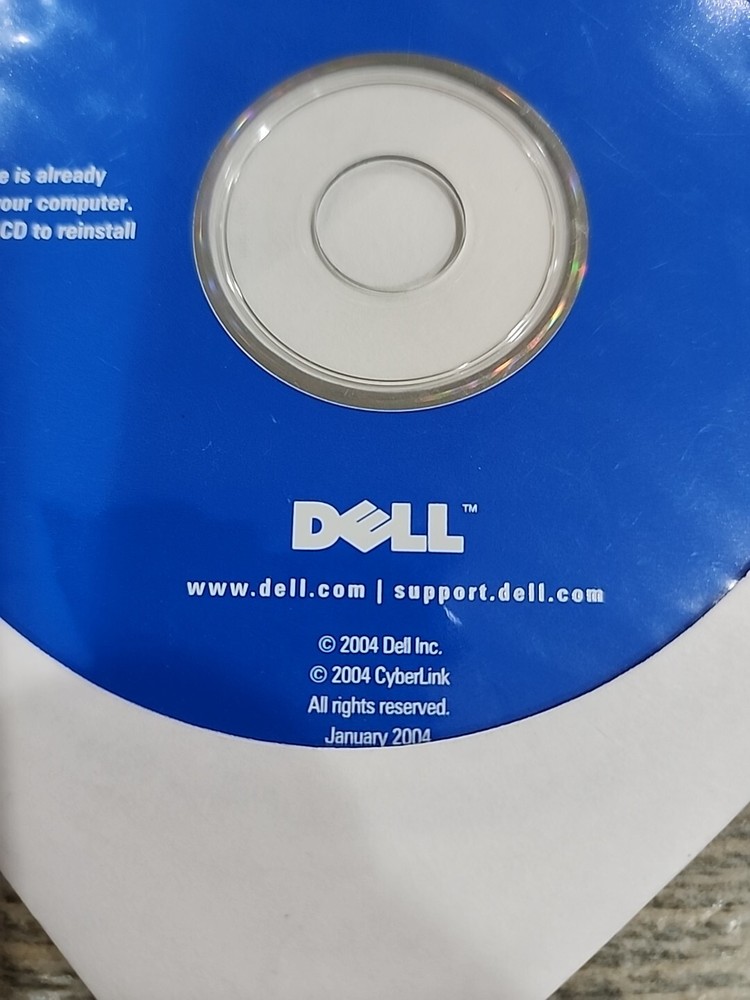 Dell Applications For Reinstalling Cyberlink PowerDVD Software New Sealed