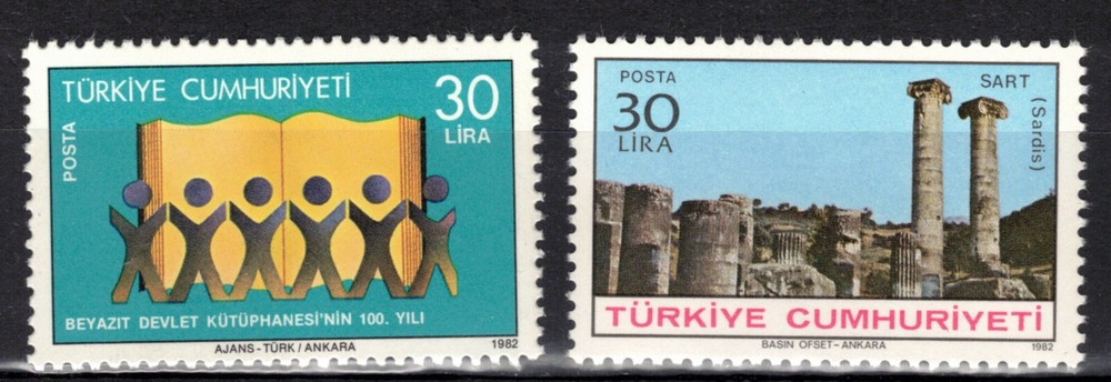 TURKEY Scott 2233 2239 Mint NH