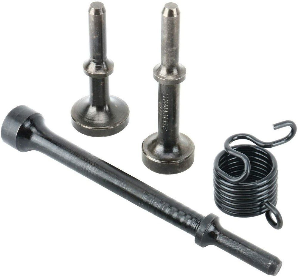 4 Pcs Smoothing Pneumatic Air Hammer Bits Air Chisel Bits Tool Set with Spring
