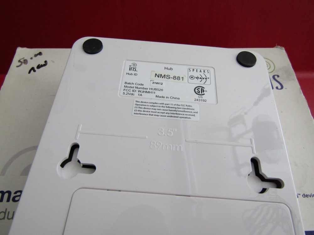 IRIS SMART HUB For Home Security System Automation HUB520 Unit Only