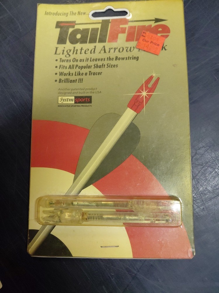 TailFire Lighted Arrow Nocks New Old Stock