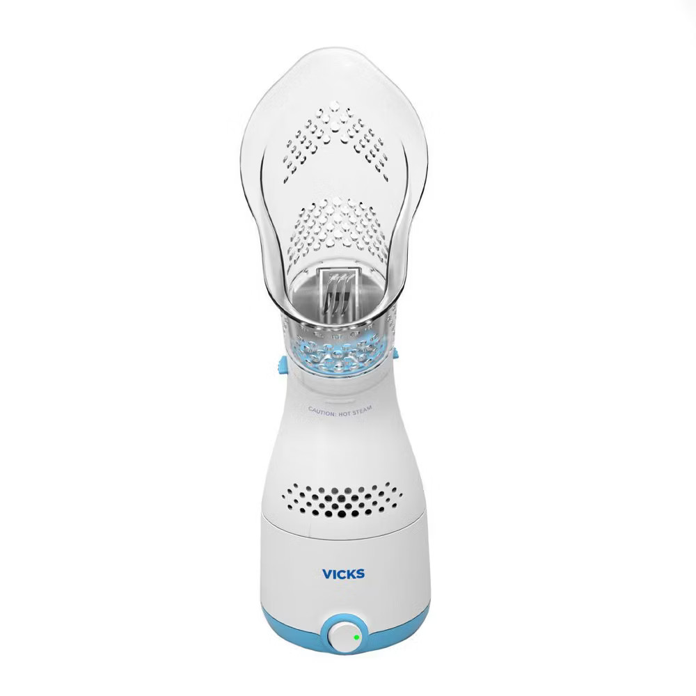 Vicks Personal Steam Inhaler with Variable Steam Control & Soft Mask -