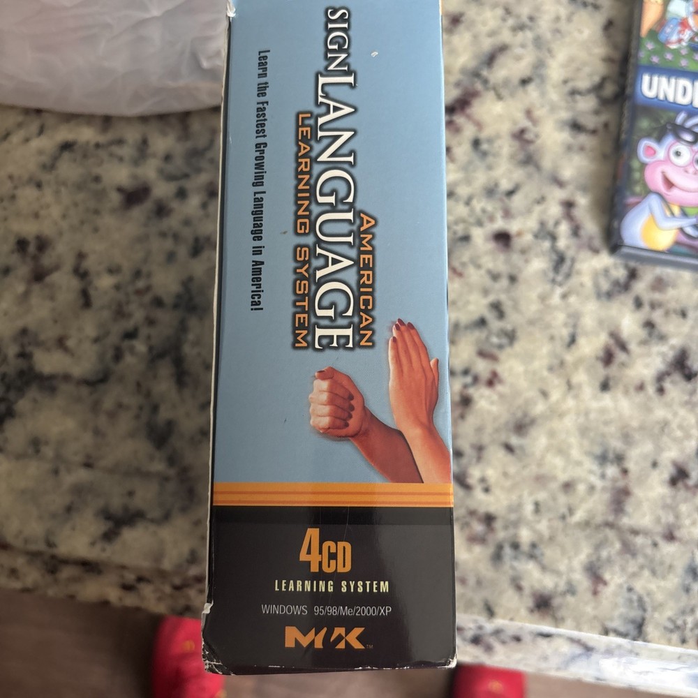 Multimedia 2000 American Sign Language Learning System (Windows) - 4 Pack cd