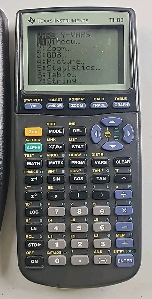 Texas Instruments TI-83 Graphing Calculator - Black