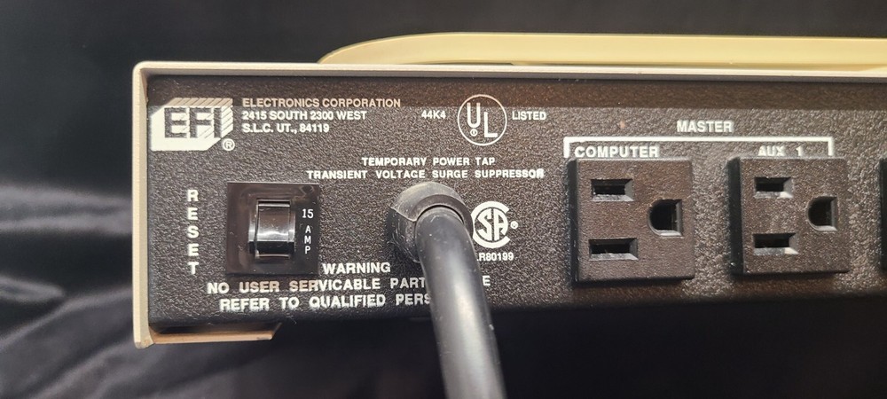 EFI EDP 2000 Power Control Center– TESTED – 120V 15A – Clean & Working