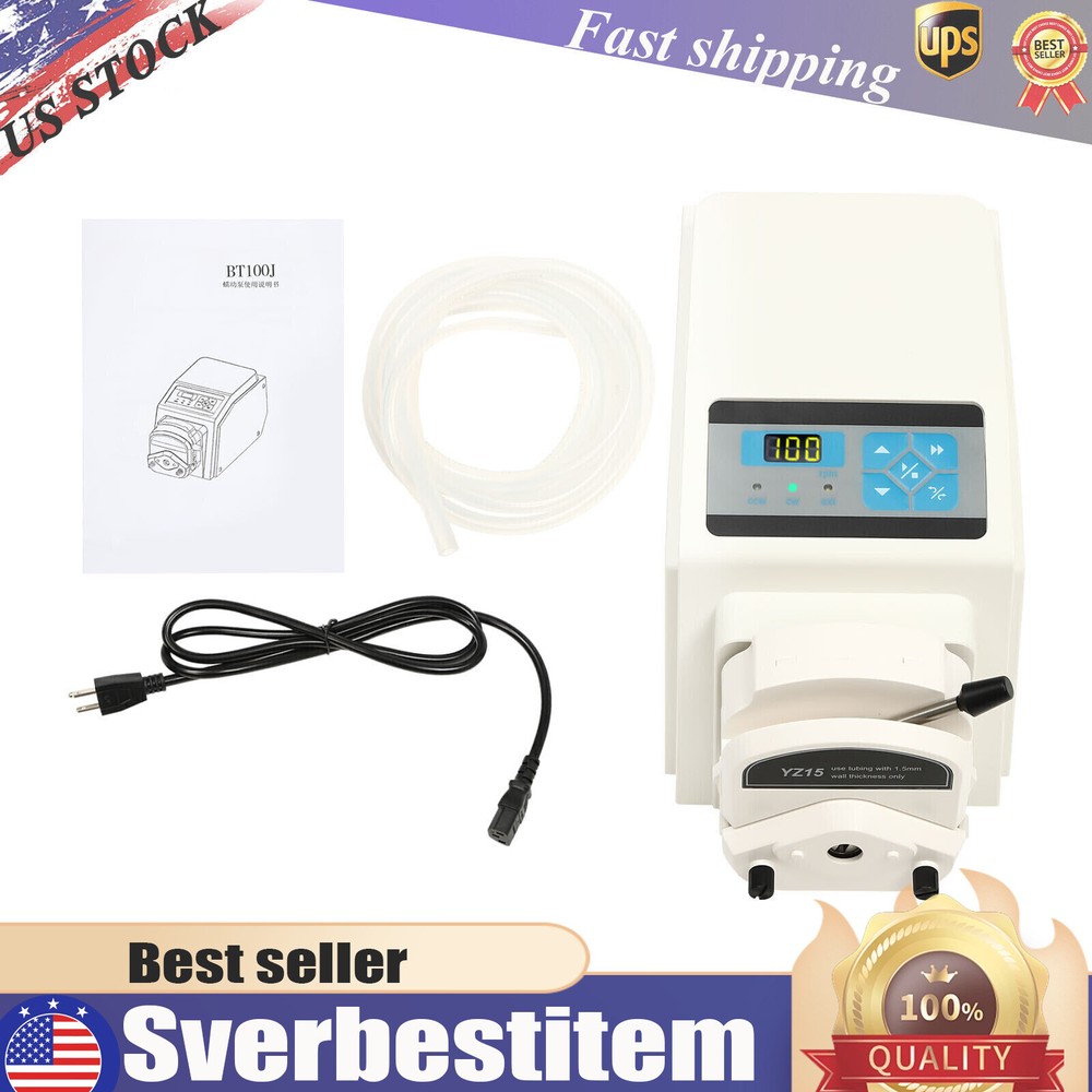 Industrial Variable Speed Liquid Metering Pump Peristaltic Pump High Precision