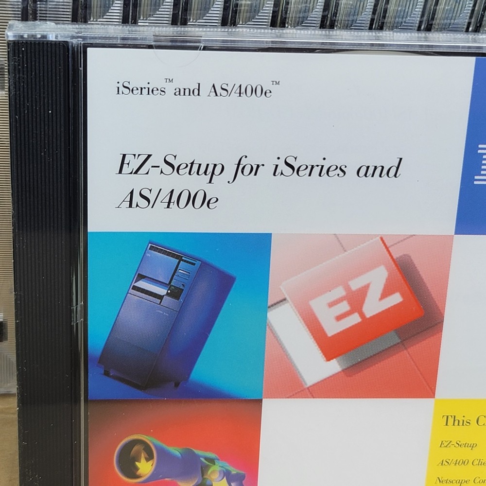 IBM EZ-Setup iSeries, AS/400e CD-ROM Client Access Express Netscape Communicator
