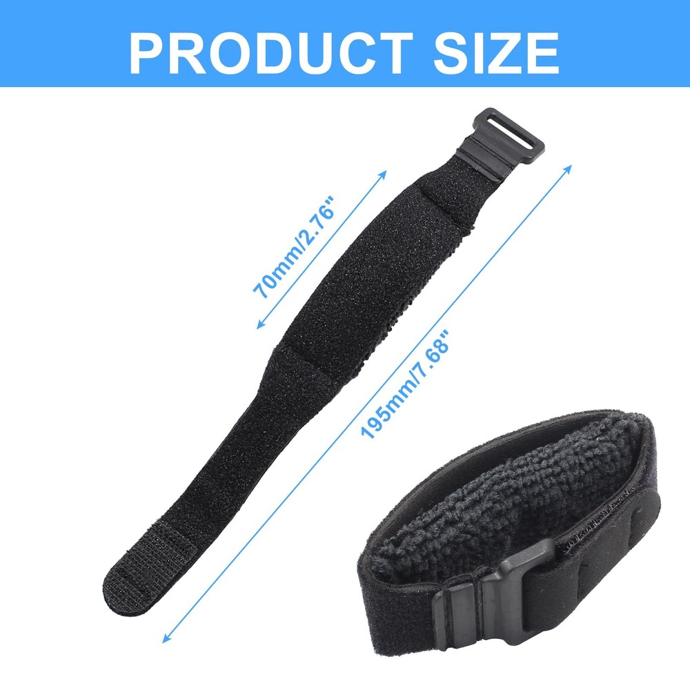3 Pcs Black Guitar String Mute Damper, Adjustable Guitar String Cover Tape Ba...