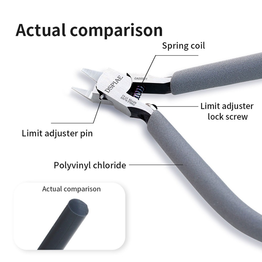DSPIAE Photoetch Bending Pliers - ST-C2 Model - Edge-less Precision Tool yriS