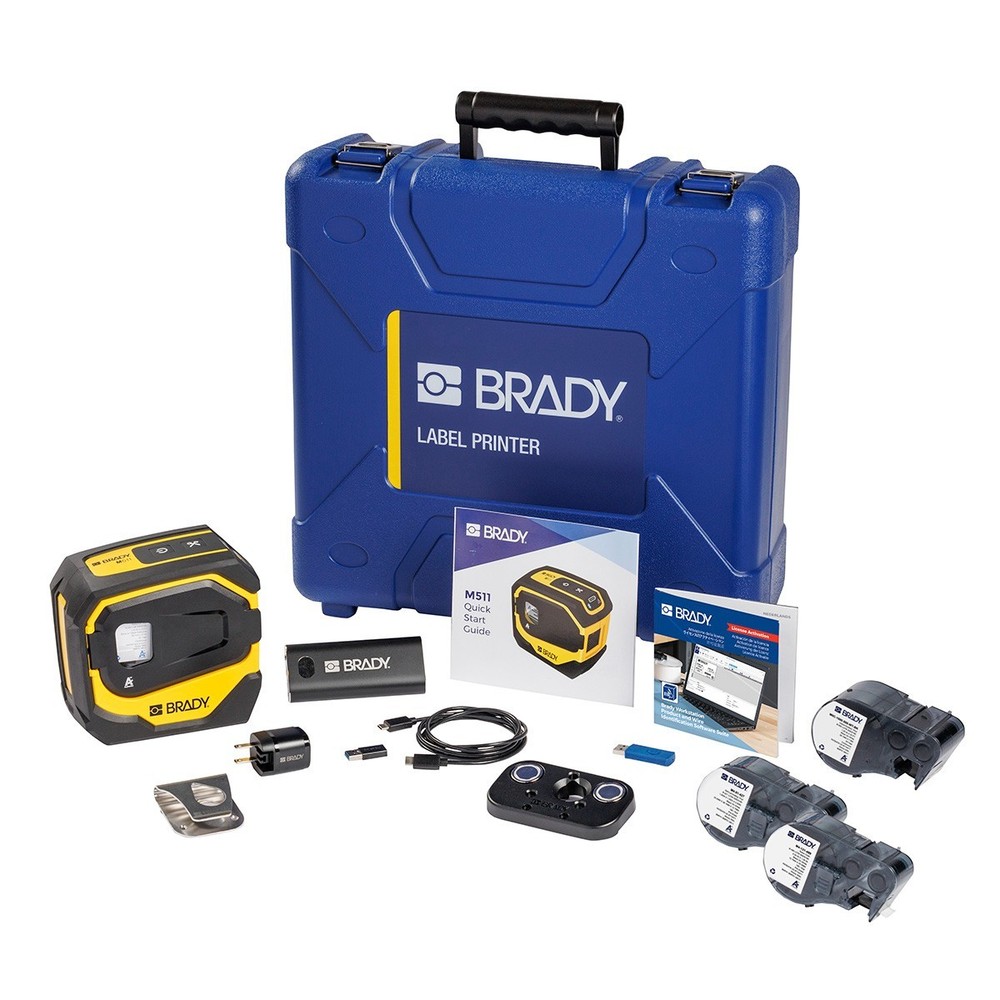 Brady M511 Portable Bluetooth Label Printer kit - M511-KIT - [Bundle]