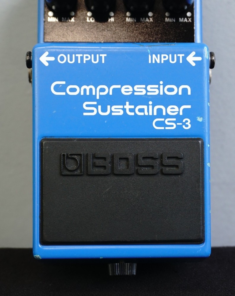 Boss CS-3 90's Blue Compression Sustainer Guitar Effects Pedal - MIT