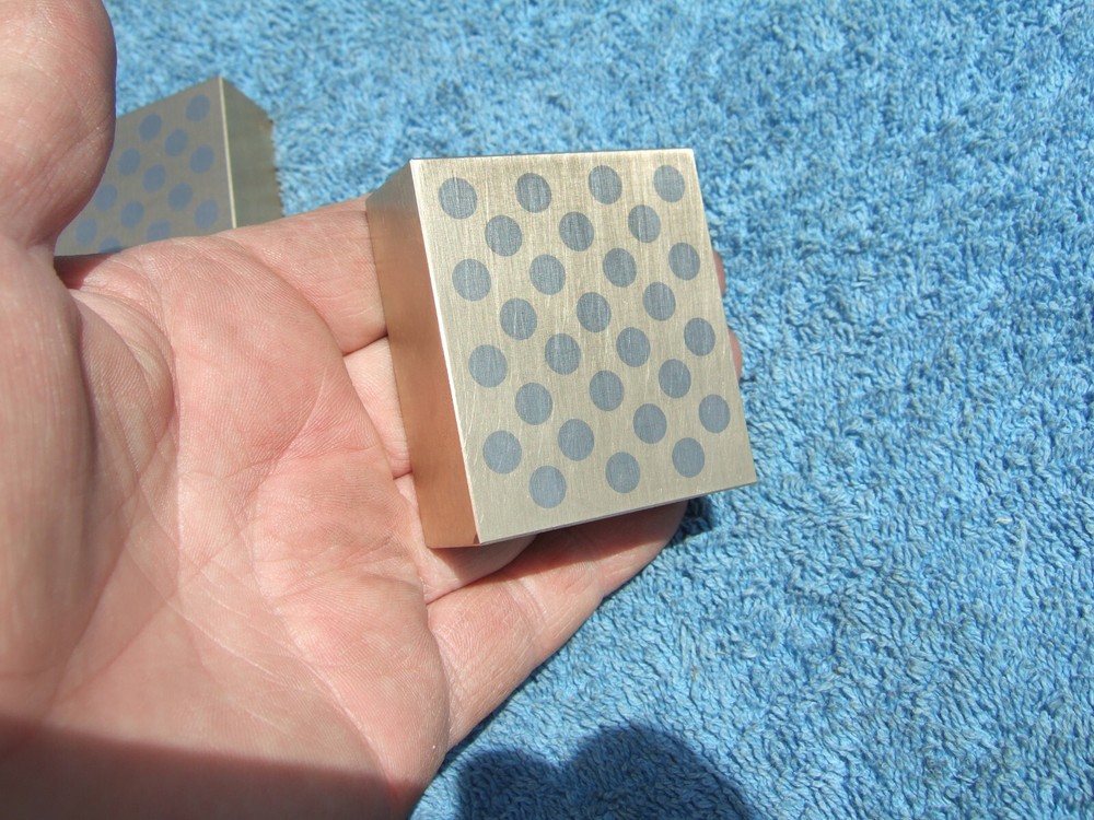 MAGNETIC TRANSFER BLOCKS US MADE FRESH GROUND w/HERMANN SCHMIDT MSB TOOLMAKER