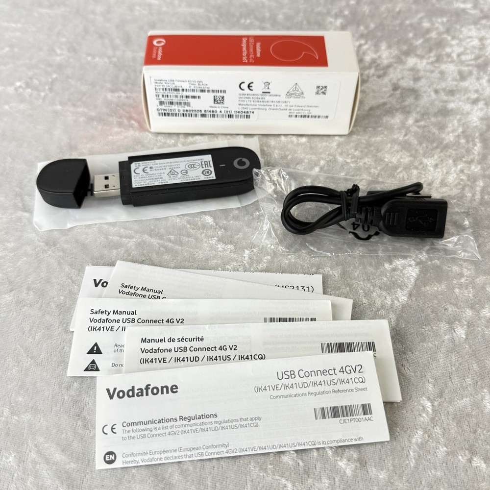 Vodafone USB Connect 4G V2 IK41US LTE Modem Data Stick M2M Linux Win10