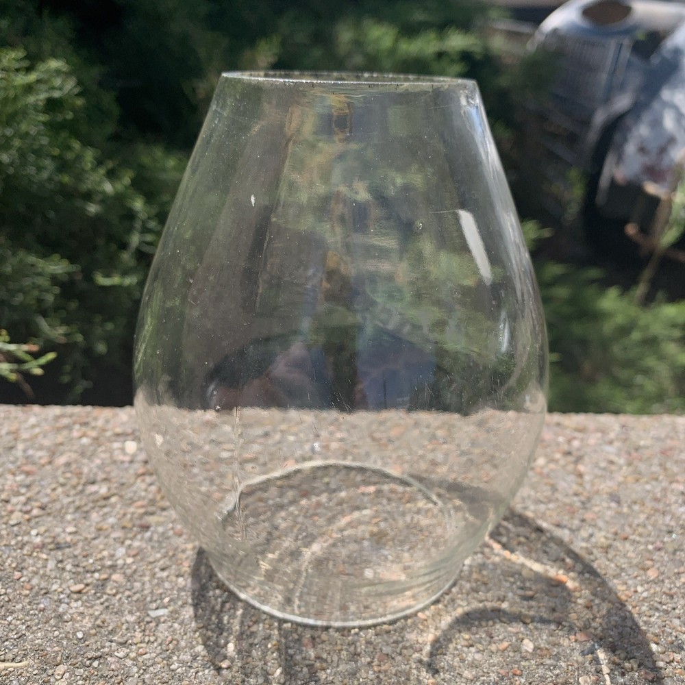 Chicago Rapid Transit Clear Tall Railroad Lantern Globe