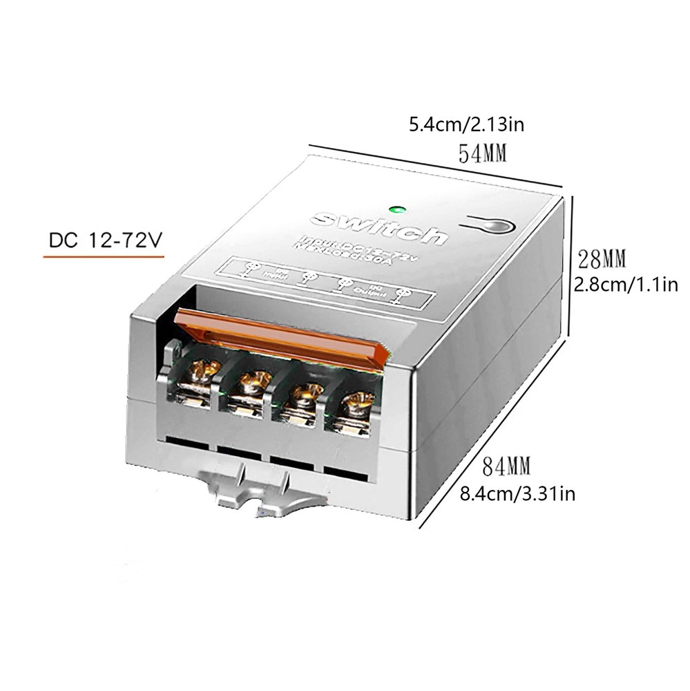 1 Set 433MHz Remote Control Relay Switch 500m Long Range Wireless Remote Switch