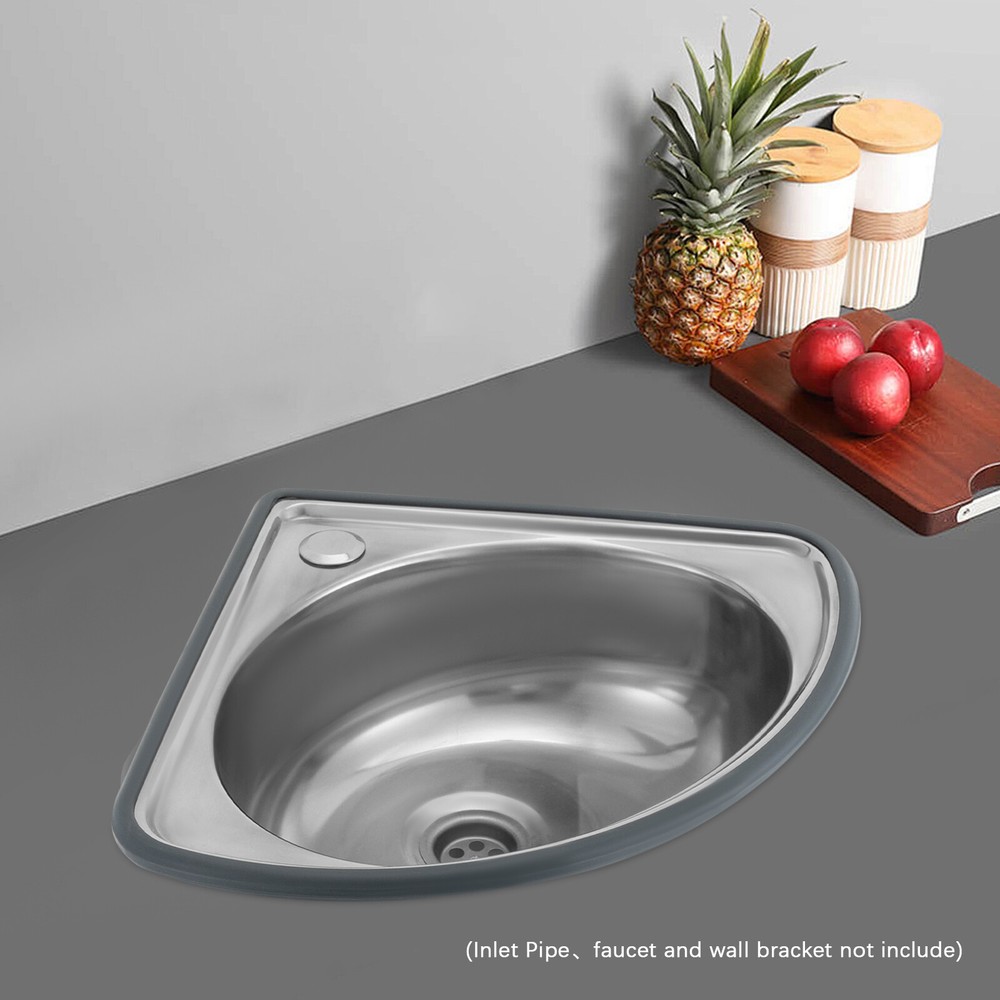 Wall-mounted Sink Corner Basin Sink Triangular Single Bowl Hand Basin Sink