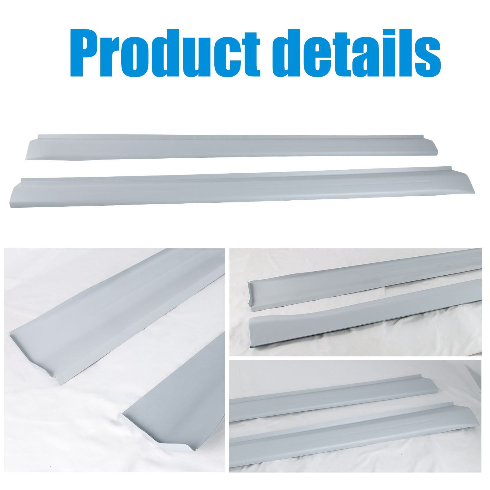 Pair Rocker Panels For 2008-2011 Ford Focus 4-Door Left & Right Side