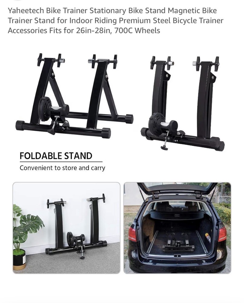 Yaheetech Indoor Bike Trainer