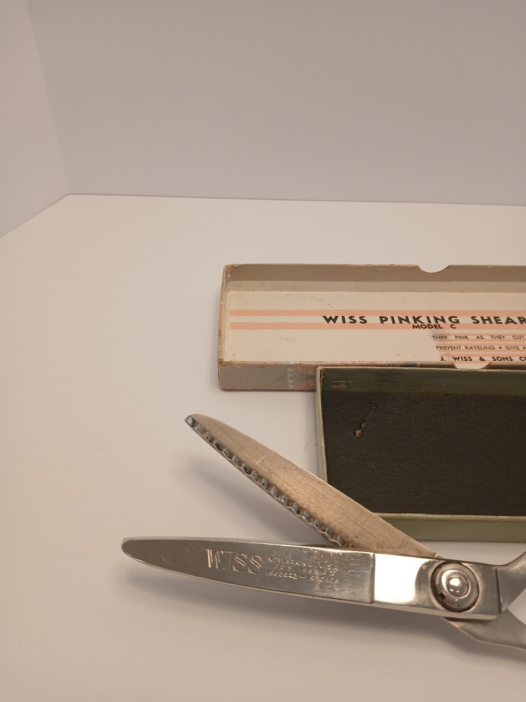 wiss pinking shears vintage, new condition