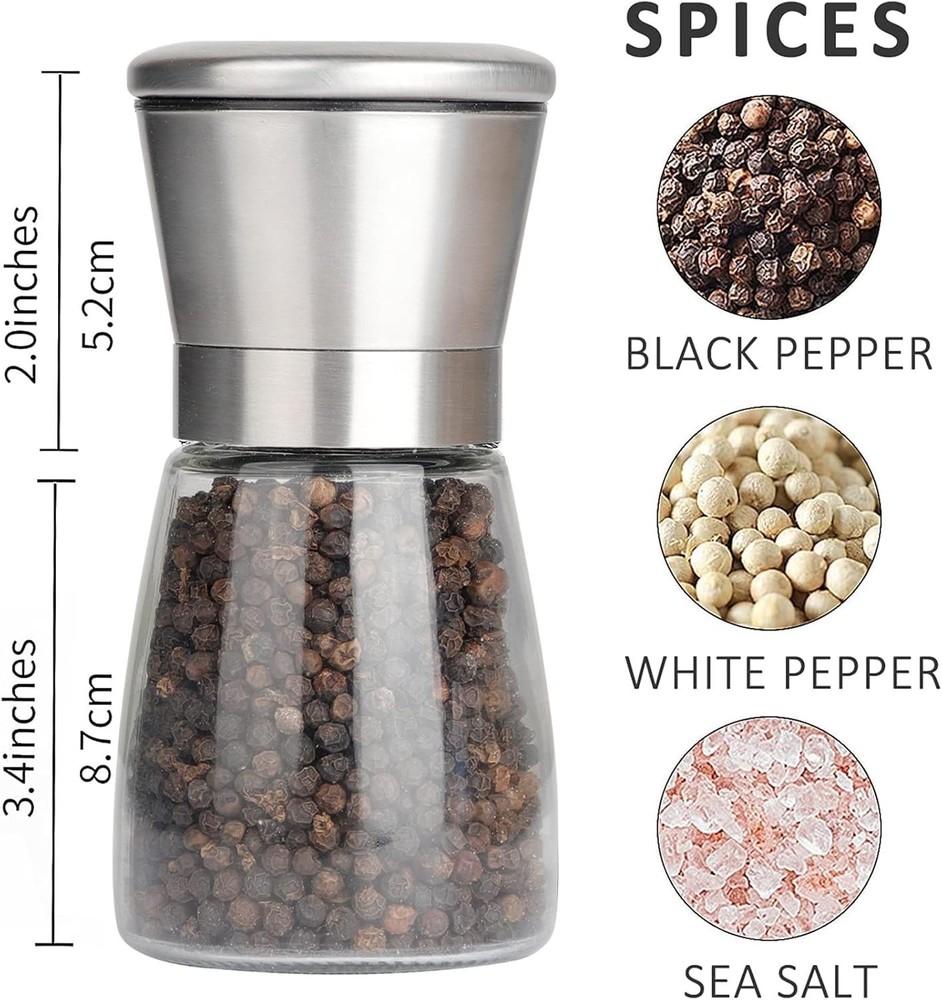 Versatile Adjustable Spice Mill - High Quality Pepper Grinder for Fresh Flavors