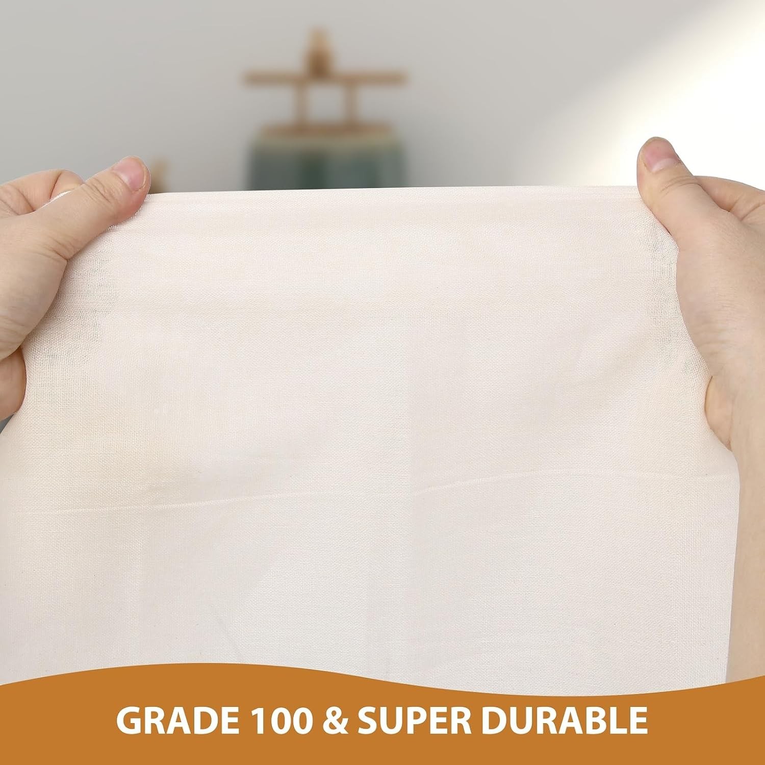 8 PCS Reusable Cheese Cloths Straining 20x20 Inch Hemmed Cheesecloth