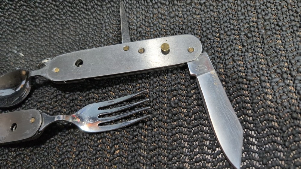 Ozark Trail multi tool camping boy scout fold knife spoon fork
