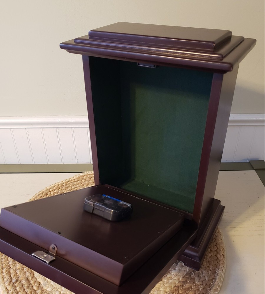Mantle Clock Hidden Storage Compartment Safe Bonus Portfolio Case Quartz