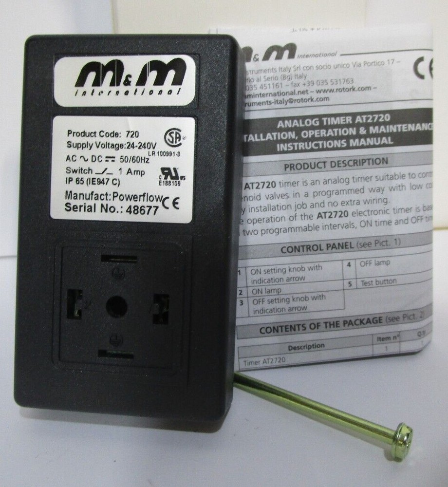 M&M Analog Timer AT2720
