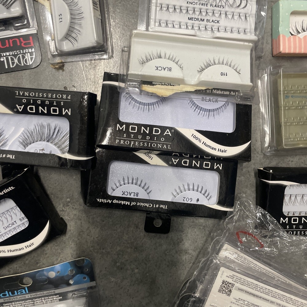 Eyelashes Lot 35pcs Assorted Brands