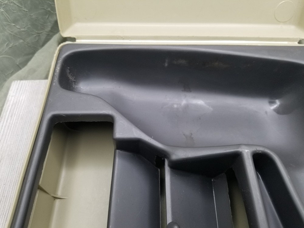 Vintage Black & Decker Plastic Empty Case for 7006 1/4" Drill Kit