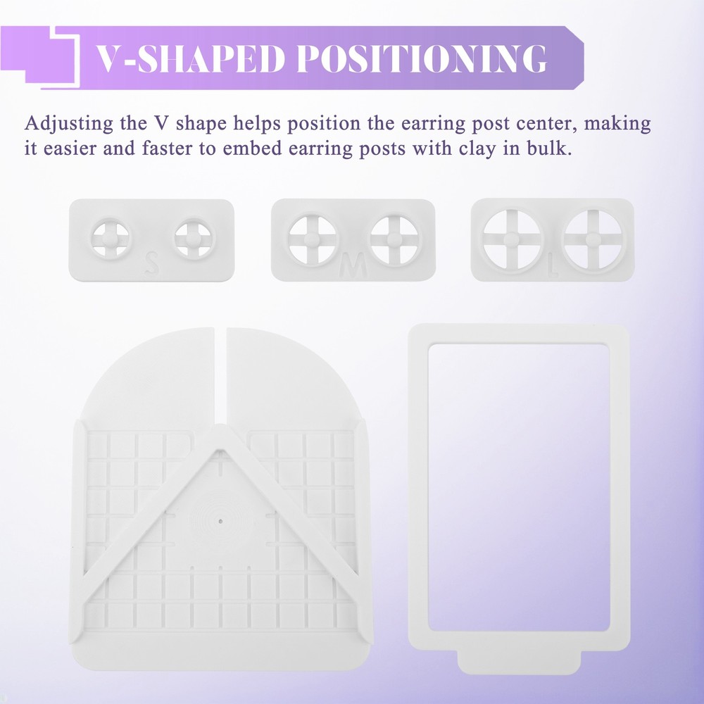 Stud Post Embedding Tool for Polymer Clay Earring, Polymer Clay Tools for8443