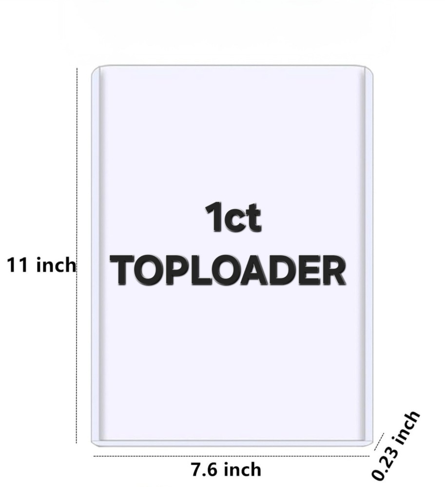 1ct SILVER-AGE OR CURRENT TOPLOADER FOR COMIC BOOK BUYERS