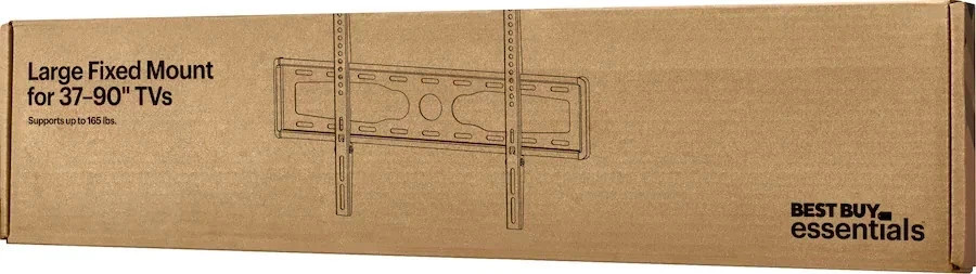 Wall Mount for Most 37" - 90" Flat-Panel TVs BE-MLFX-Best Buy Essentials Fixed