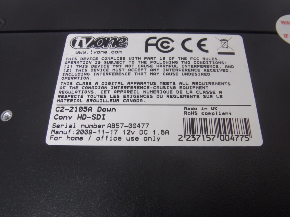 TVone C2-2105 Down Converter HD-SDI