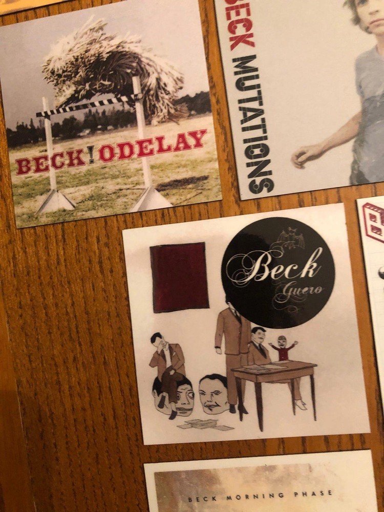 Beck fridge magnets