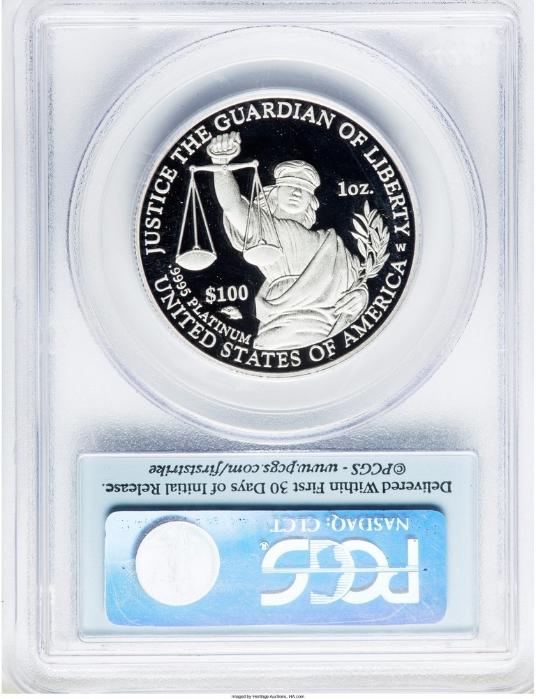 2010-W $100 PLATINUM EAGLE 1 Oz. PCGS PF70 FIRST STRIKE