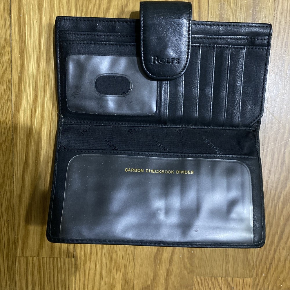 rolfs leather womens wallet Black 7x4
