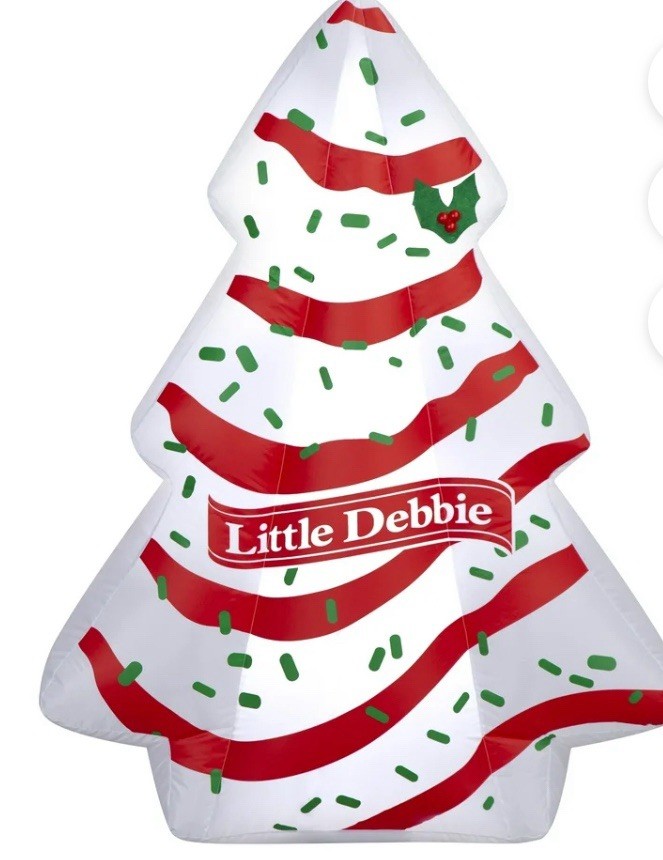 Little Debbie Inflatable Christmas Tree