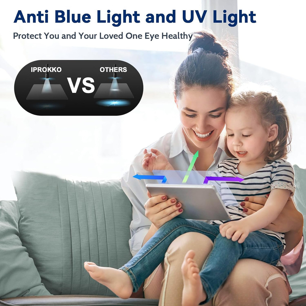 2 Pack anti Blue Light Screen Protector Compatible with Ipad Pro 11 Inch 5Th 6Th