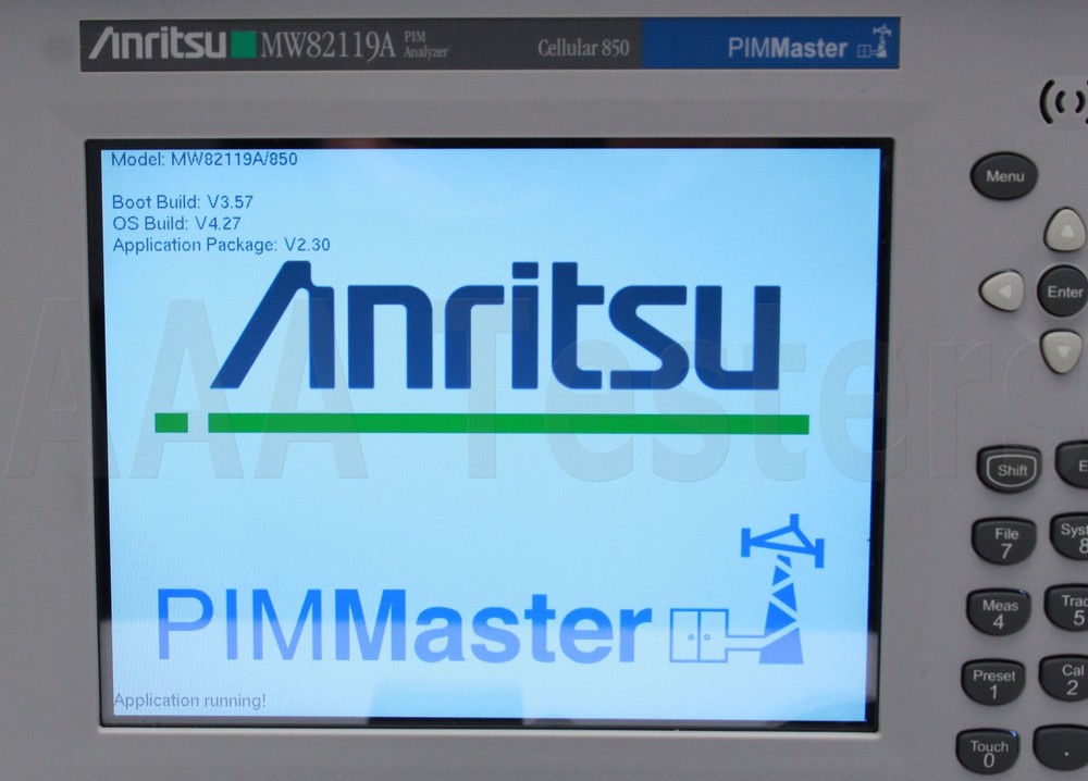 Anritsu MW82119A PIM Master Passive Intermodulation Analyzer Opt 850 MW 82119A