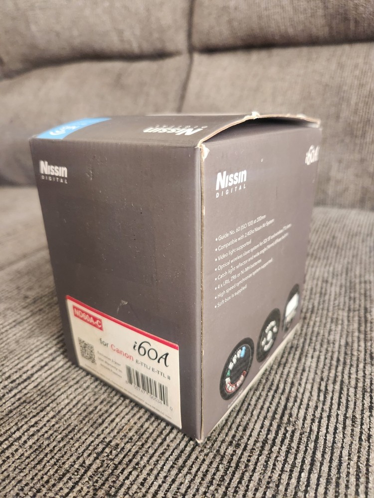 Nissin Digital i60A portable flash for Canon camera(untested)